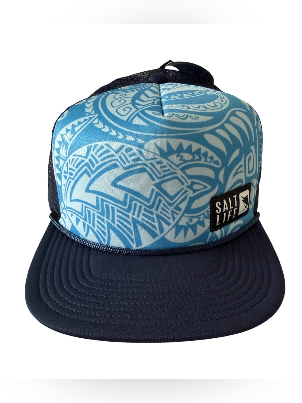Salt Life Trucker Blue Logo Hat NWT